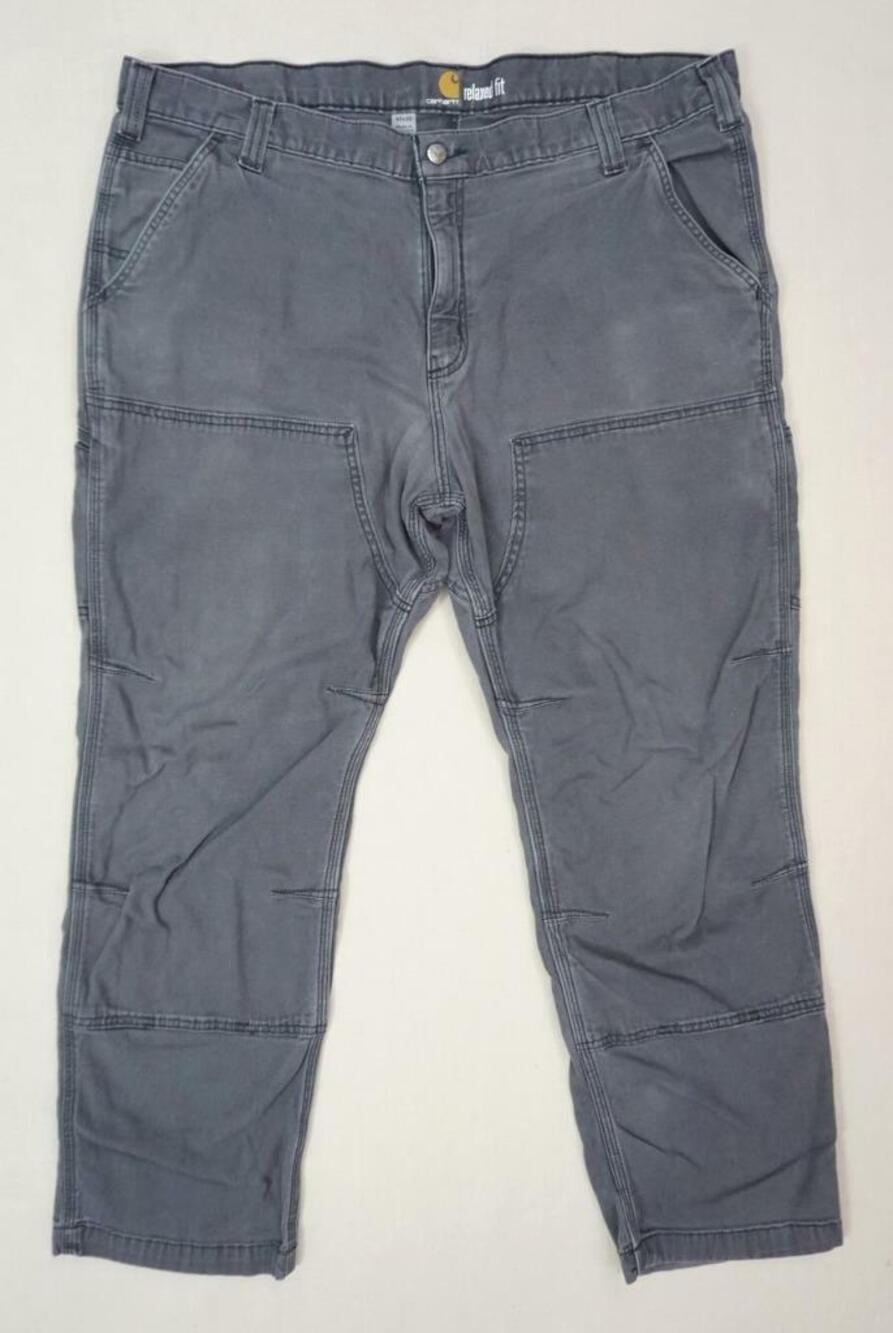 CARHARTT RIGBY USEDW 42"/L 30" RELAXED FIT GREY JEANS 14806 100135 RUGGED FLEX